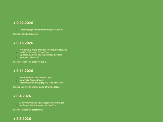 writing/CHANGELOGSSTATUS screenshot