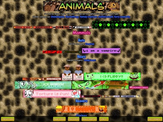 animals screenshot