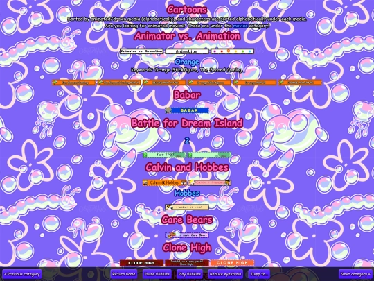 cartoons screenshot