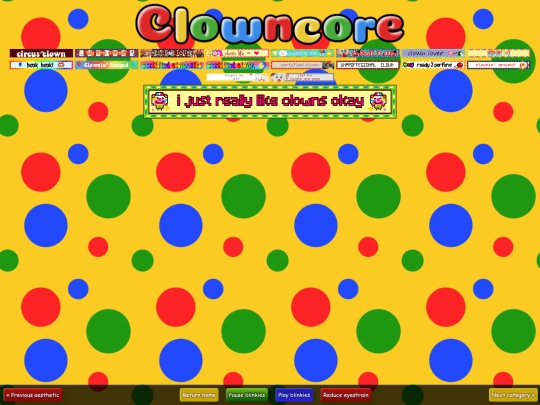 clowncore screenshot