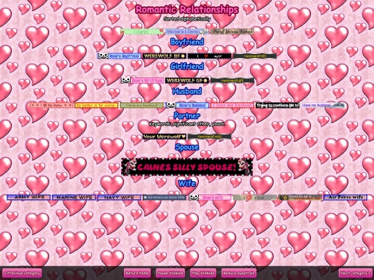 relationships screenshot