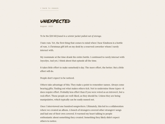 essays/1 screenshot