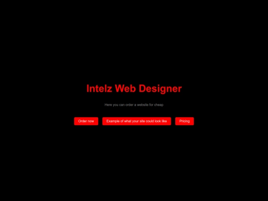 IntelzWebDesigner screenshot