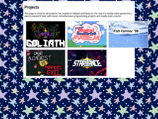 projects screenshot