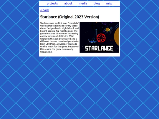 starlanceOriginal screenshot