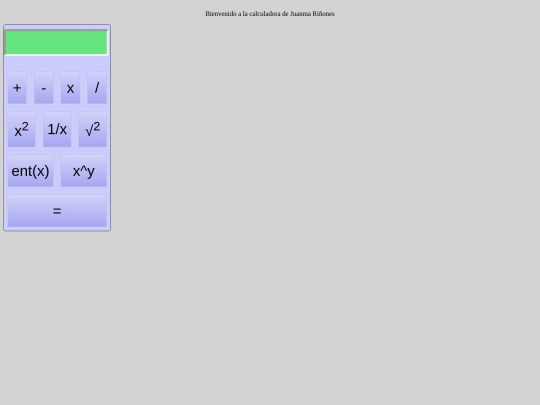 calculadora screenshot
