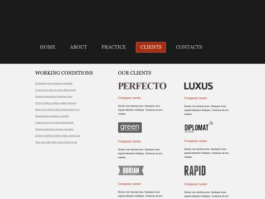 clients screenshot