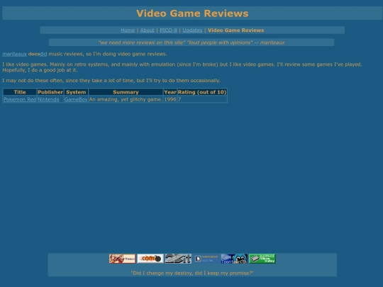 vgreviews screenshot