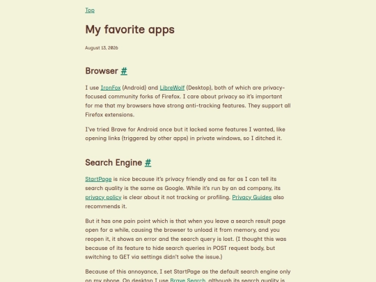 posts/favorite-apps screenshot