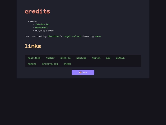 credits+info screenshot