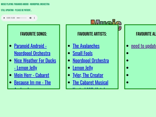 music screenshot