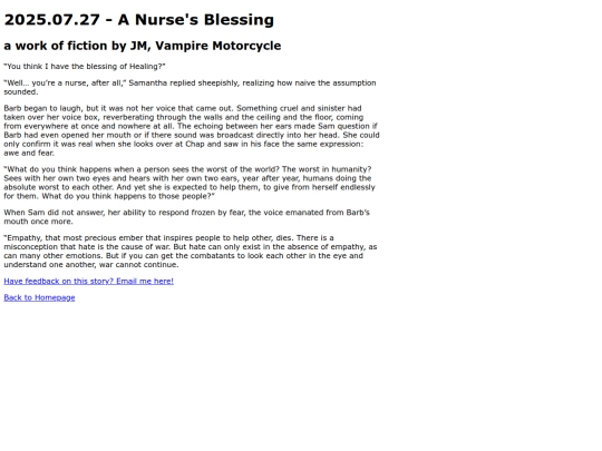 nursesblessing screenshot