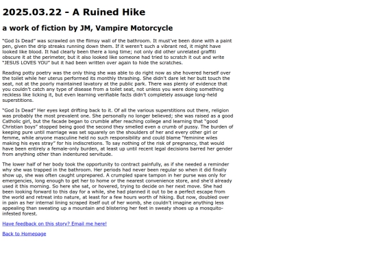 ruinedhike screenshot