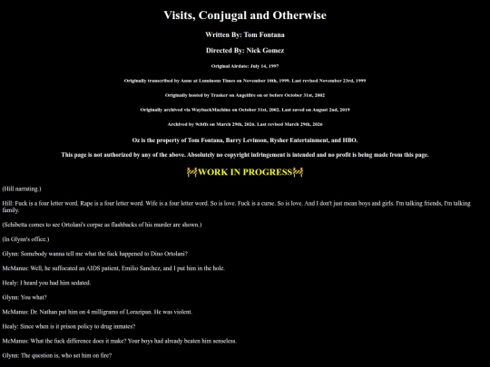 ozs1/visitsconjugalandotherwise screenshot