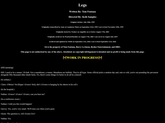ozs3/legs screenshot