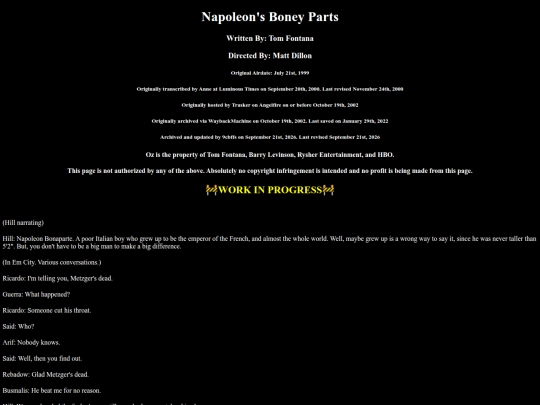 ozs3/napoleonsboneyparts screenshot