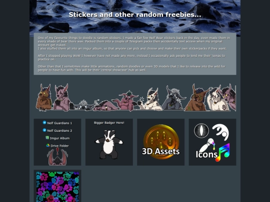 stickers_page screenshot