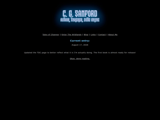 blog screenshot