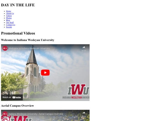 videos screenshot