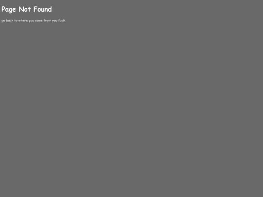 not_found screenshot