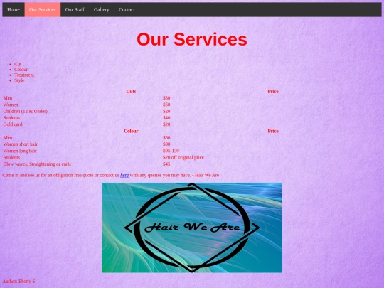 OurServices screenshot