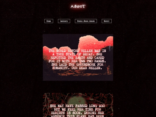 Homepage screenshot