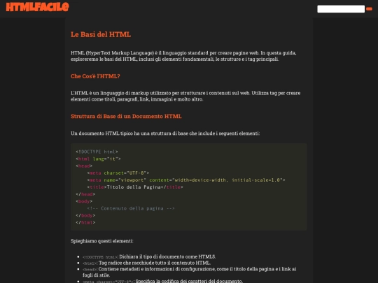 Contenuti/HTML-le-Basi screenshot