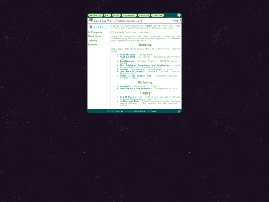 blog screenshot
