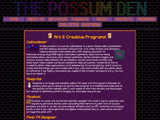 programs screenshot