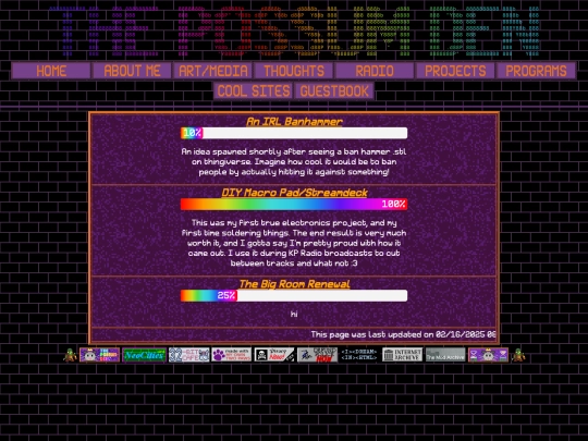 projects screenshot