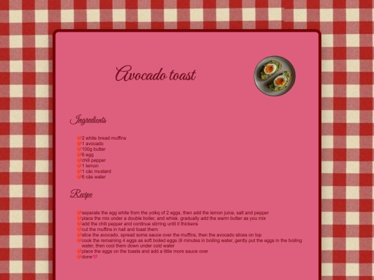 avocadotoast screenshot