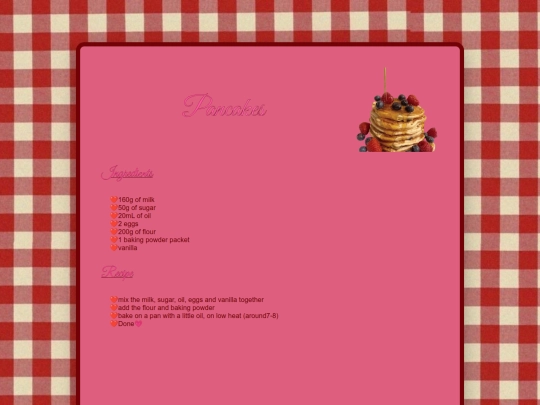 pancakes screenshot