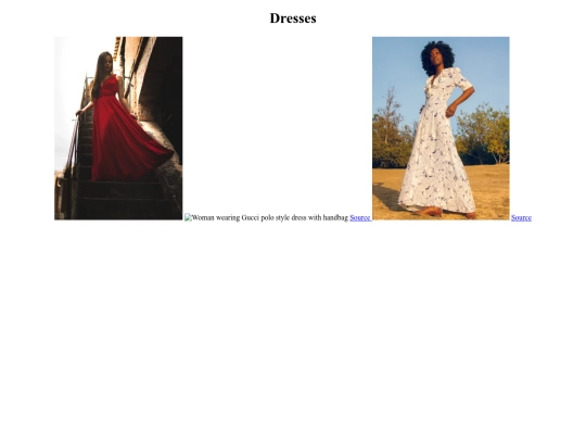 dress screenshot