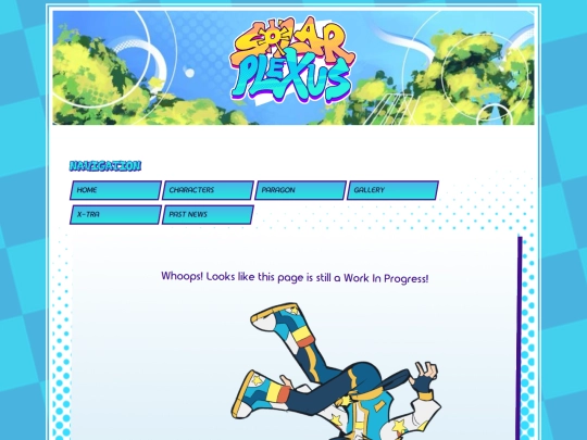 WIPpage screenshot