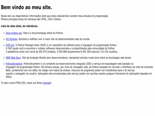 index screenshot
