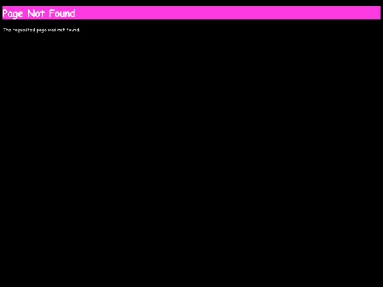 not_found screenshot