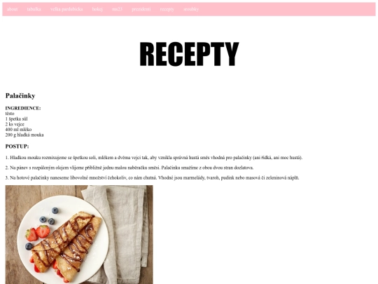 recepty screenshot