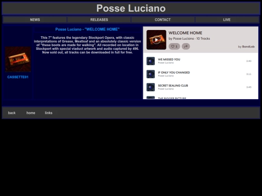 releases/CASSETTE01 screenshot