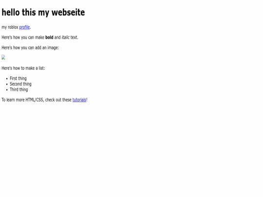 index screenshot