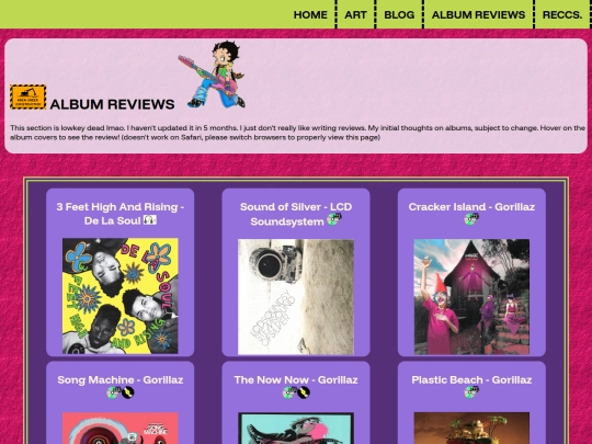 ALBUM REVIEWS screenshot