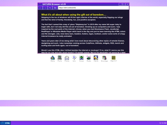 info screenshot