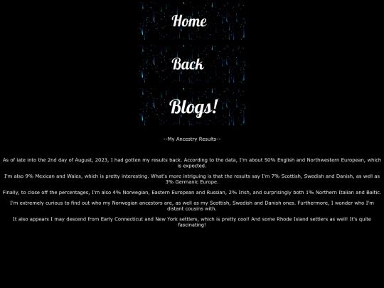 Blogs screenshot