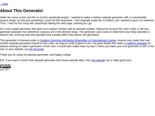 license screenshot