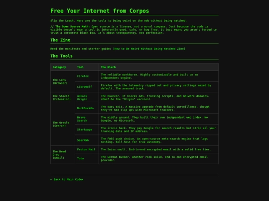tools screenshot