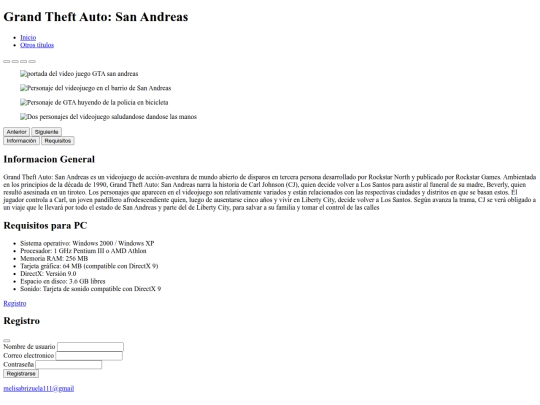 index screenshot