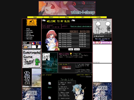 blog screenshot