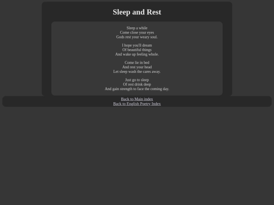 poetry/eng/sleep screenshot