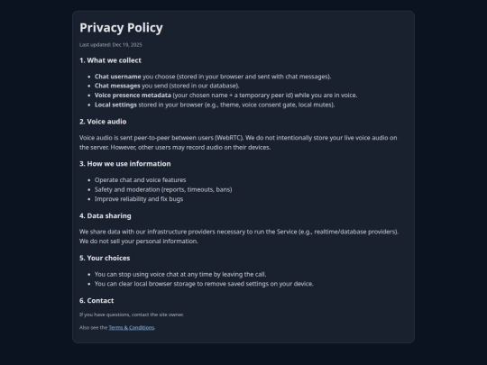 privacy screenshot