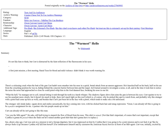 The Warmest Hello screenshot