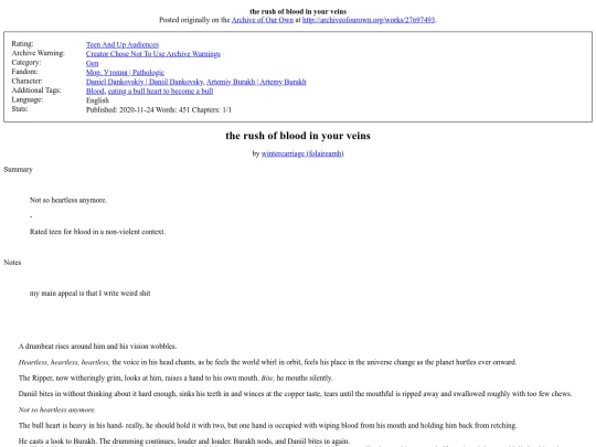 the rush of blood in screenshot